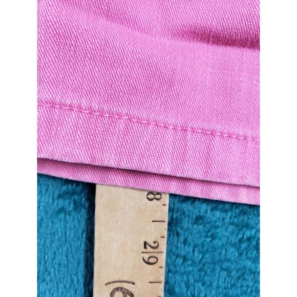 Tommy Hilfiger Jeans Size 6 Womens Pink Pants Stretch Mid Rise Hipster Bootcut - Picture 8 of 13